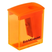 Точилка 1 отверстие ErichKrause "City Mini" Neon, с контейнером, пластиковая, МИКС Точилка 1 отверстие ErichKrause "City Mini" Neon, с контейнером, пластиковая, МИКС