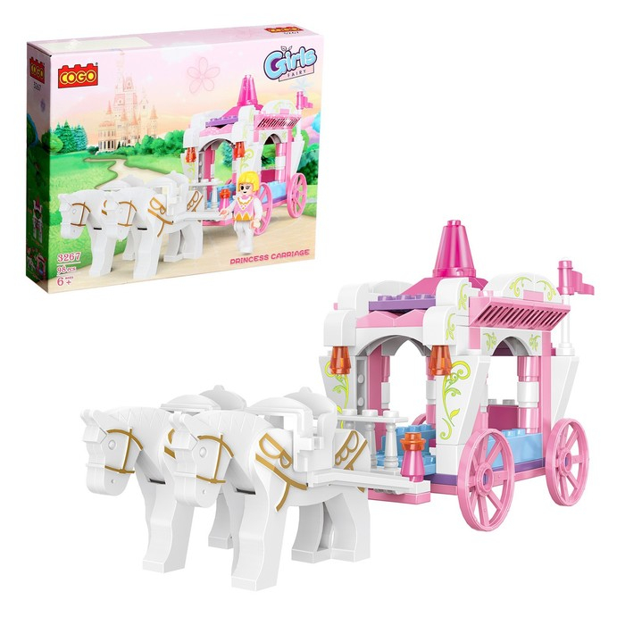 Конструктор &laquo;Девчонки: королевская карета&raquo;, 98 деталей