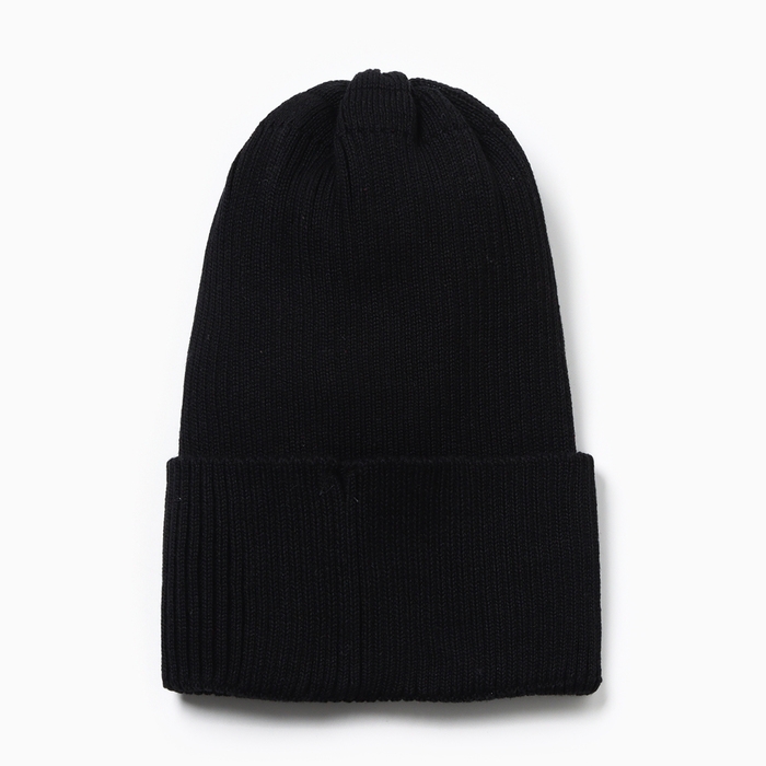 Шапка детская, цвет черный, размер 48-52