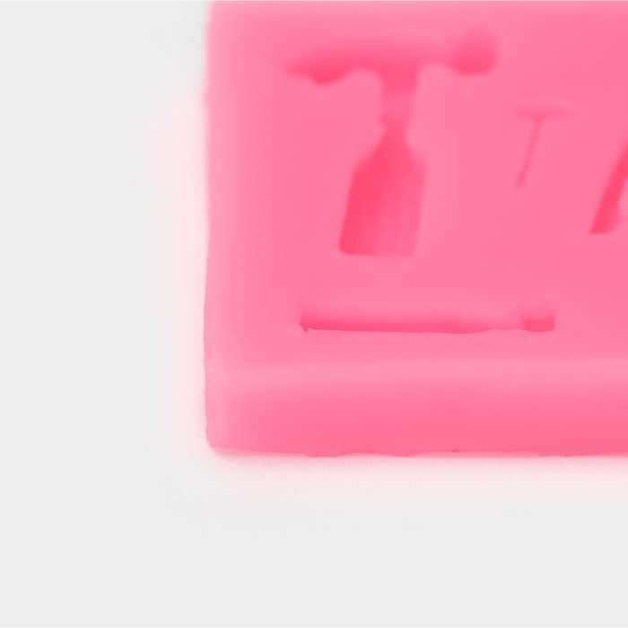 Молд Доляна &laquo;Собака&raquo;, силикон, 5,4&times;4,3 см, цвет розовый