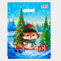 Пакет "Колючка", полиэтиленовый с вырубной ручкой, 31х40 см.