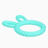 Прорезыватель силиконовый для зубов Крошка Я &laquo;Зайка&raquo;, цвет МИКС