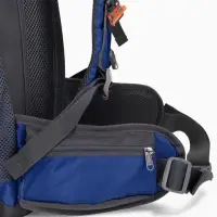 Рюкзак тур 65+5л, 30*20*53, отдел на шнурке, 5нар+2вн кармана, цвет синий