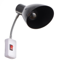 Бра в розетку "Классика" 1х10Вт Е27 черный 10х14,5х25 см Бра в розетку "Классика" 1х10Вт Е27 черный 10х14,5х25 см