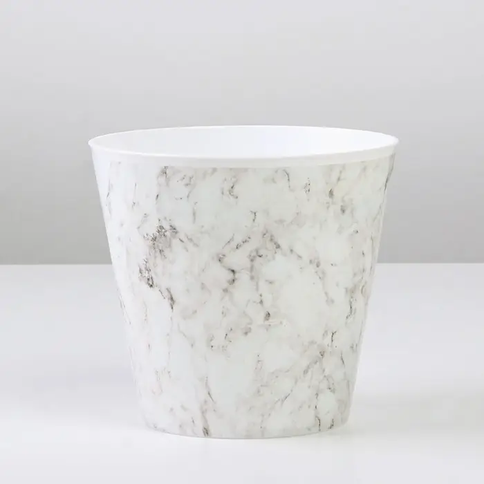 Кашпо для цветов &laquo;Мрамор&raquo;, 0,8 л