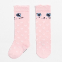 Гольфы Крошка Я «Котик» 8-10 см, цвет розовый Гольфы Крошка Я «Котик» 8-10 см, цвет розовый