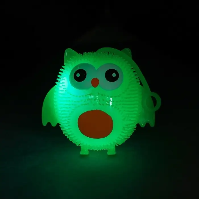 Ёжка &laquo;Сова&raquo;, световой, цвета МИКС