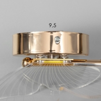 Бра "Бабочка" LED 12Вт 3000К золото 23х17,5х11см