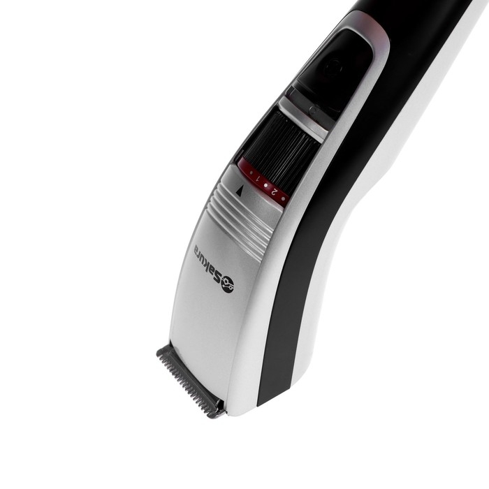 Триммер для волос Sakura SA-5529LG, для бороды/усов, 0.5-10 мм, АКБ, серебристо-чёрный Триммер для волос Sakura SA-5529LG, для бороды/усов, 0.5-10 мм, АКБ, серебристо-чёрный