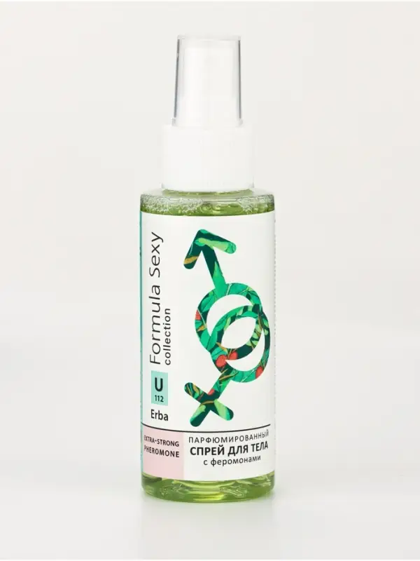 Мист парфюмированный спрей с феромонами для тела Formula Sexy Erba U112, 100 мл