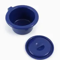 Горшок детский с крышкой, синий