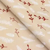 Бумага упаковочная новогодняя глянцевая двусторонняя &laquo;Изысканность&raquo;, 50&times;70 см