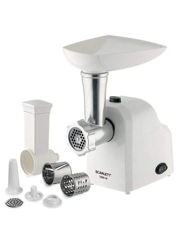 Мясорубка электрическая с насадками и овощерезкой