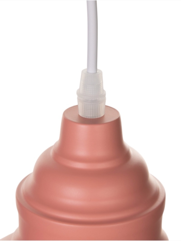 Светильник Paul 1х40Вт Е27 пр-1м светло-розовый20х20х17,5см