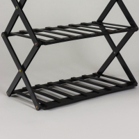 Подставка для цветов Greengo, 5 полок, 50 &times; 25 &times; 89 см, напольная, бамбук, чёрная