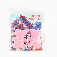 Заколки мишки новогодние &laquo;Привет зима&raquo;, на Новый год, набор 2 шт, 5 х 4 см