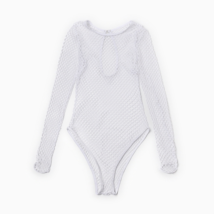 Купальник женский раздельный с сеткой MINAKU цвет белый, р-р 48 Купальник женский раздельный с сеткой MINAKU цвет белый, р-р 48