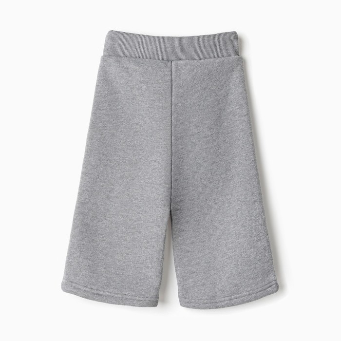 Брюки для девочки, НАЧЁС, цвет тёмно-серый меланж, рост 98 см