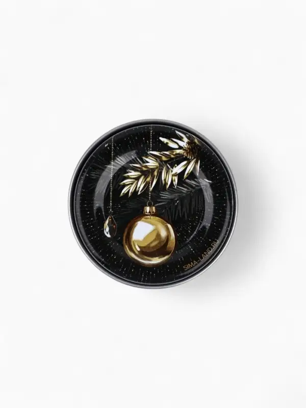 Свеча ароматическая новогодняя в банке &laquo;Конь&raquo;, ч/з, аромат мандарин, 4.8 см