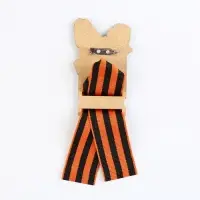 Значок с георгиевской лентой на 9 мая &laquo;Голубь&raquo;, дерево, 4.3&times;7.2 см