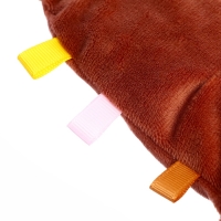 Подвеска с прорезывателем &laquo;Мишка&raquo;, шуршит, коричневый