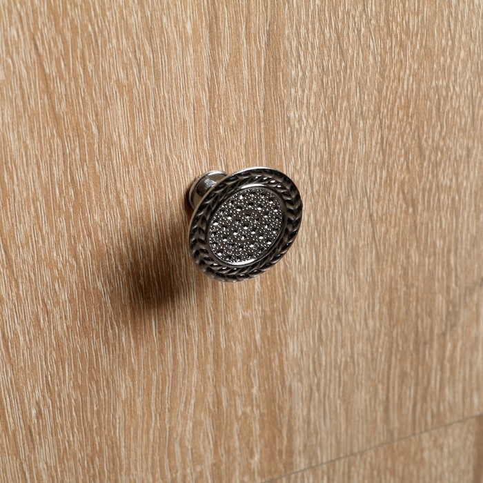 Ручка кнопка РК017CP, цвет хром, 8 шт TMP