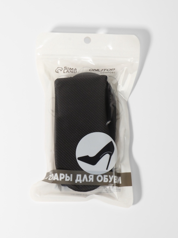 Подпяточники - платформа для обуви, 12 &times; 6 см, пара, цвет чёрный