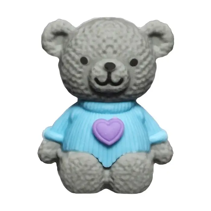 Ластик фигурный "Мишка" МИКС