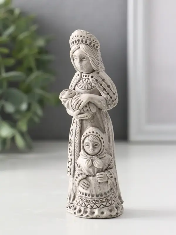 Фигура славянская богиня &laquo;Рожана&raquo; 11.5&times;4&times;4 см, серая