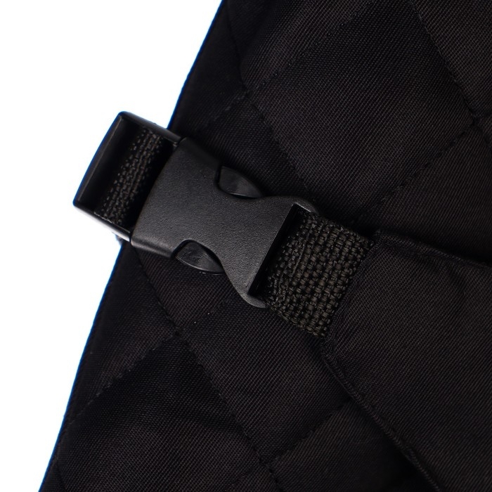 Шезлонг детский, кресло - качалка с игрушками для новорождённых &laquo;Крошка Я&raquo;, цвет чёрный