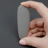 Флешка Pebble Universal, USB 3.0, серая, 64 Гб