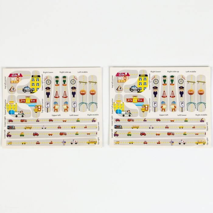 Игровой набор лабиринт &laquo;Городок&raquo;, маркерная доска, 2 &times; 36 &times; 27,5 см