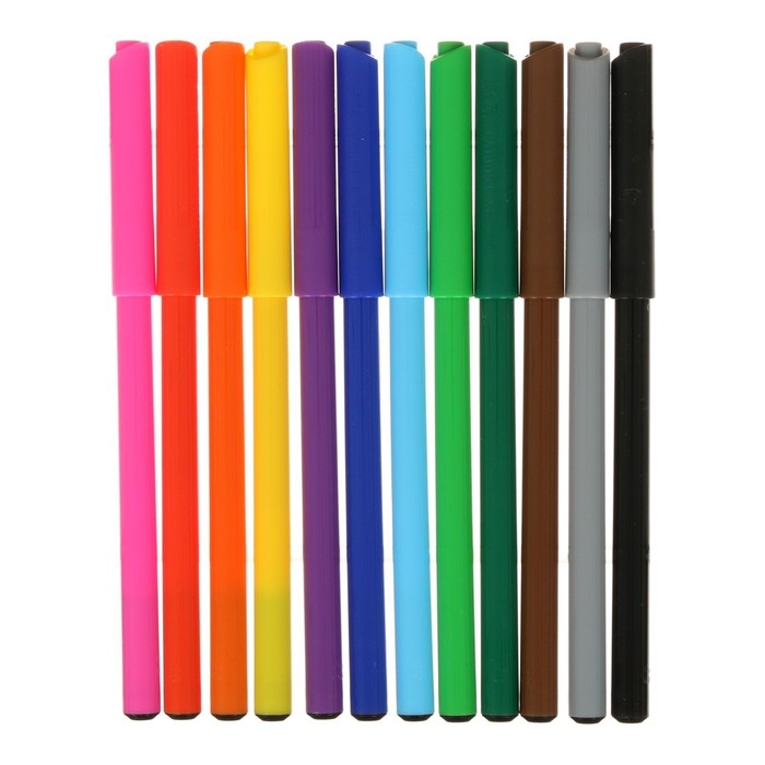 Фломастеры Faber-Castell «Замок» смываемые, в картонной коробке с европодвесом, 12 цветов Фломастеры Faber-Castell «Замок» смываемые, в картонной коробке с европодвесом, 12 цветов