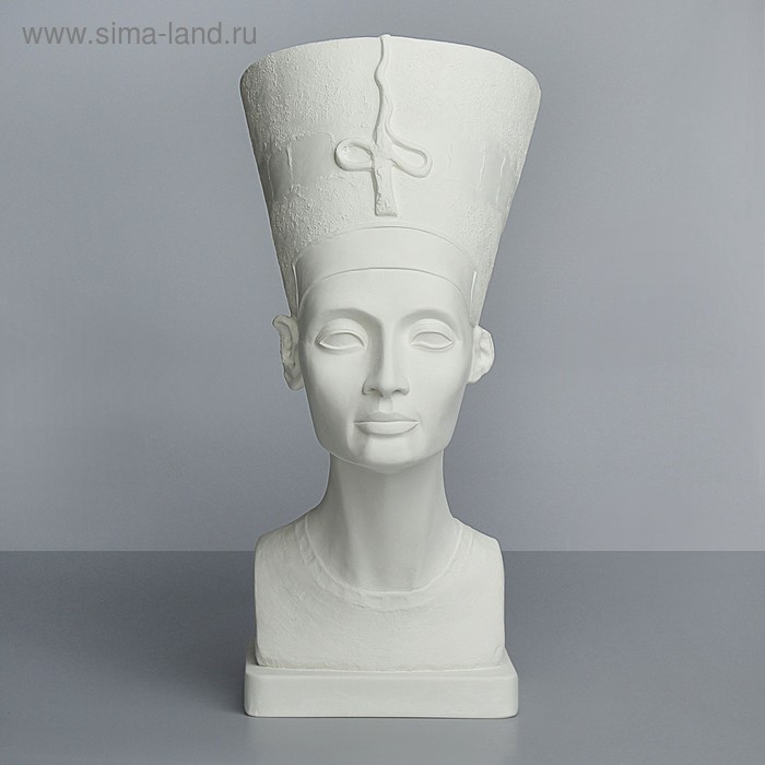 Гипсовая фигура Бюст Нефертити в тиаре, 24 х 37 х 51 см