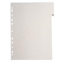 Набор разделителей листов А4+ Office-2000, алфавитные А-Я, 20 листов, цветные, пластик 140 мкм