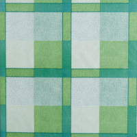 Клеёнка столовая на нетканой основе &laquo;Клетка зелёная&raquo;, ширина 125 см, рулон 25 м