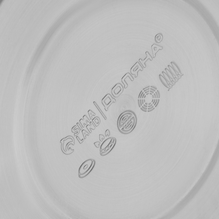 Чайник со свистком из нержавеющей стали Доляна &laquo;Волна&raquo;, 2,8 л, с индикатором нагрева, фиксированная ручка