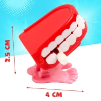 Заводная игрушка &laquo;Челюсти&raquo;, прыгает, МИКС