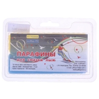 Парафин для лыж, 2 шт., Ж-С, от +1&deg;C и выше, от -3 до -7&deg;C, 200 г