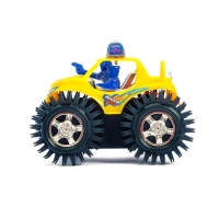 Машина-перевёртыш &laquo;Полиция&raquo;, работает от батареек, цвета МИКС