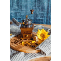 Кофемолка ручная &laquo;Светлое дерево&raquo;, 9,5&times;16 см