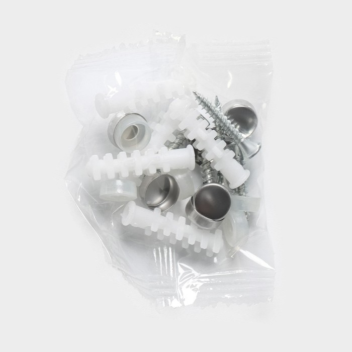 Полка откидная с держателем полотенец, 4 крючка, 58&times;25&times;13 см, цвет хром