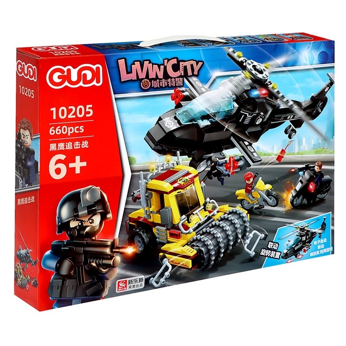 Конструктор Спецназ &laquo;Операция Пиранья&raquo;, 660 деталей