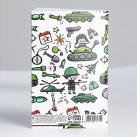 Блокнот А6, 32 л &laquo;С 23 Февраля&raquo; Набор из 4 шт в пакете