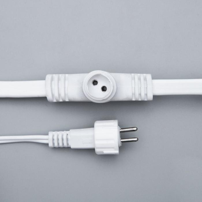 Гирлянда &laquo;Занавес&raquo; 2 х 1.5 м, IP65, УМС, белая нить, 360 LED, свечение тёплое белое, 220 В