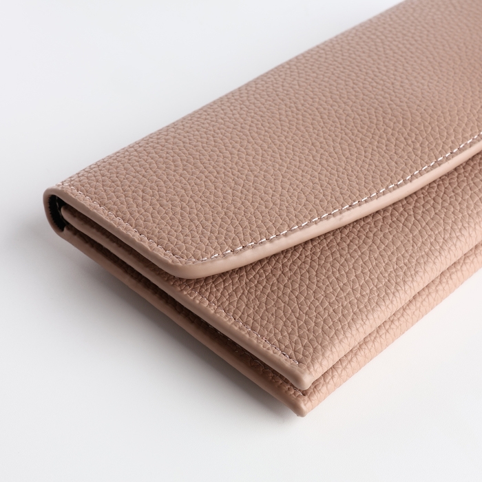 Кошелёк женский на магните, цвет розовый