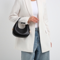 Сумка женская багет на молнии, цвет чёрный Сумка женская багет на молнии, цвет чёрный