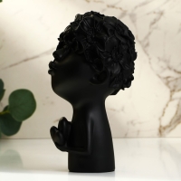 Статуэтка полистоун &laquo;Любовь&raquo; цвет чёрный 12 х 6,5 х 22 см