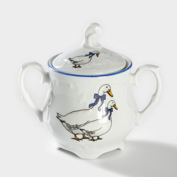 Сахарница &laquo;Рококо. Гуси&raquo;, 250 мл, МИКС