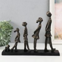 Сувенир полистоун "Весёлая компания" под металл 30,4х6х22,6 см Сувенир полистоун "Весёлая компания" под металл 30,4х6х22,6 см